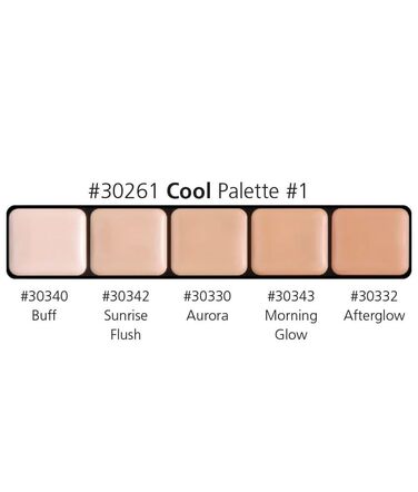 Палітра тональних кремів Graftobian (Cool #1)