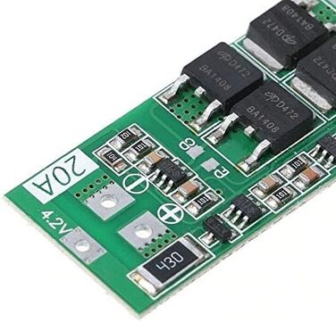 Літієва батарея захист ради BMS баланс версія, 5 шт., 2S 20A 7.4V 8.4V 18650