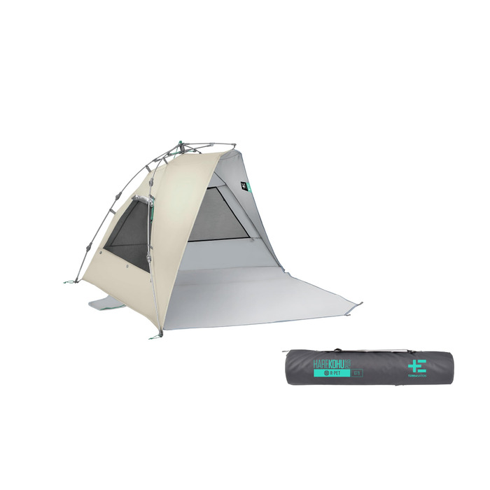 Автоматичне пляжне укриття Terra Nation Hare Kohu rPET із секундомірами, UPF 50, коричневе