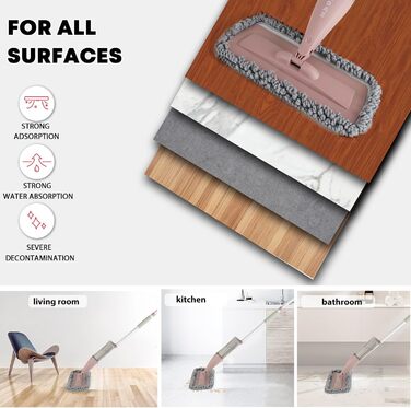 Швабра, розпилювач, спрей, швабра, швабра для підлоги, з розпилювачем, мікрофібра, швабра з резервуаром для дому, кухні, твердої д