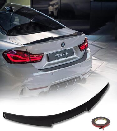 Задній спойлер MpTuned Carbon Look M4, підходить для BMW 4 Series F32 2-дверне купе 2014-2019 420i 428i 430i 435i 440i Задня спойлерна губа