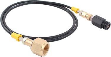 Адаптер бака CO2 Doo Engy Адаптер бака Шланг високого тиску Шланг для соди Адаптер для наповнення циліндра Шланг для Sodastream W21.8-14 DIN477 CO2 баків і більшості машин для газованої води