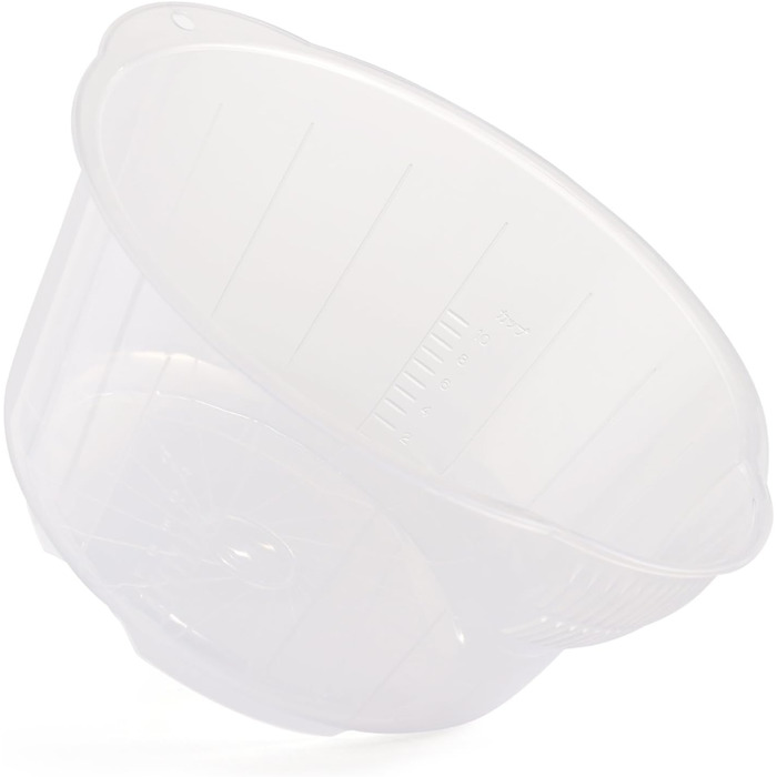 Миска для рису RICE HUNGER (2 л/26 см) для миття рису та овочів, пластикове ситечко для рису