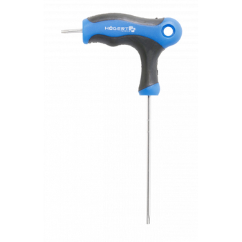 Ключ типу T, довгий TT10 HOEGERT TAMPER TORX (з отвором) (HT1W869)