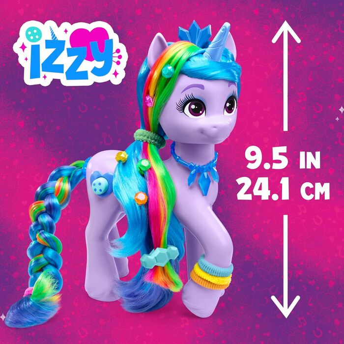 My Little Pony Tell Your Story Rainbow Styles Izzy Moonbow Unicorn Toys, My Little Pony Tell Your Story Rainbow Styles Izzy Moonbow Unicorn Toys