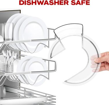Протектор GVODE Pourer для міксера KitchenAid на 4.5 і 5 кварт з нахиленою головкою, прозорим захистом від бризок, ідеально підходить для миски з нержавіючої сталі KitchenAid, скляної та керамічної миски, можна мити в посудомийній машині