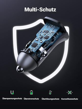 Вт прикурювач USB C USB адаптер Міні металевий автомобільний зарядний пристрій PPS Fast Charge Dual Port Автомобільний зарядний пр