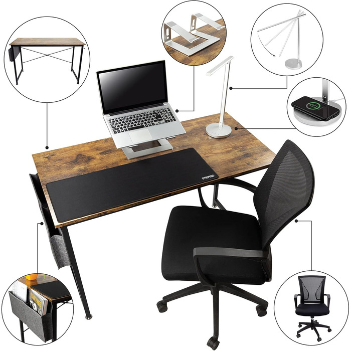 Розумний стіл STRMD, вишневий, не застосовується, ST-WFH-SK