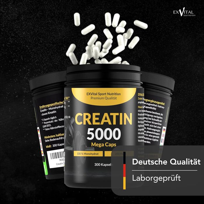 Креатин Mega Capsules 5000, 300 капсул