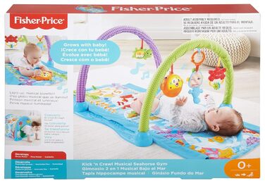 Ковдра Fisher-Price Mattel DRD92 Seahorse Play, багатобарвна