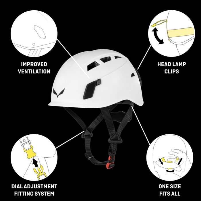 Шолом SALEWA 3.0 Toxo UNI Білий