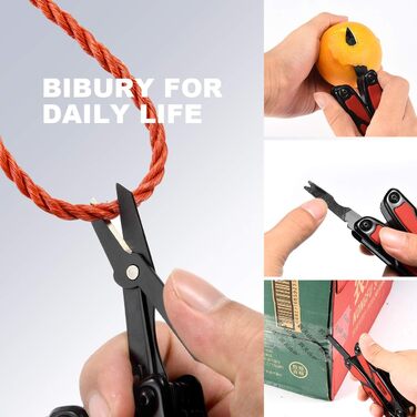 Мультиінструменти, 14 в 1 багатофункціональні плоскогубці з ліхтариком, консервний ніж, ножиці, кишеньковий інструмент з нейлоново