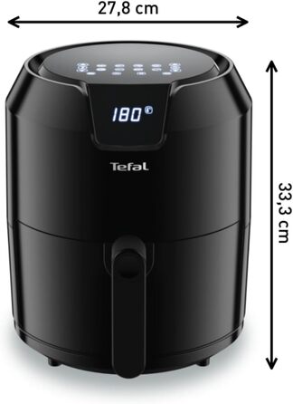 Фритюрниця Tefal EY4018 Easy Fry Precision XL Фритюрниця 1500 Вт 4,2 л на 6 порцій 8 автоматичних програм цифровий дисплей енергоз