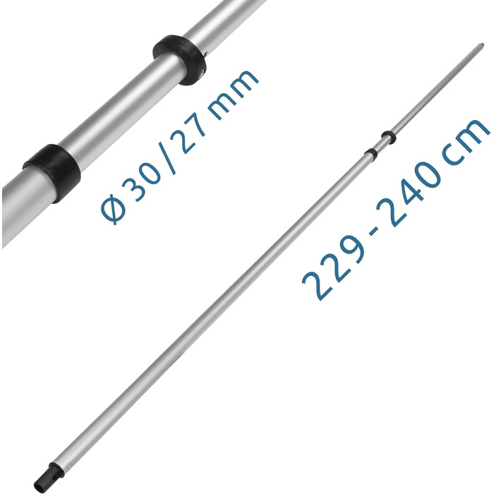 Ваш кроквяний стовп GEAR до 6000 - Кроквяна жердина, натяжна штанга, тентова штанга, підходить для Thule Omnistor Series 5 і 6