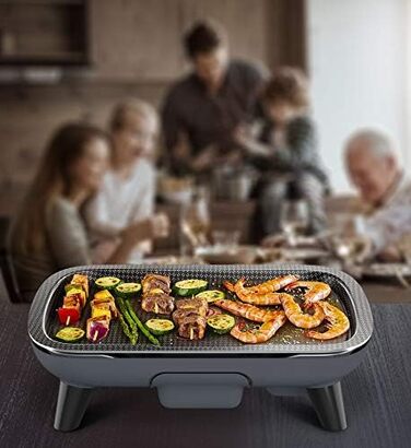 Електрична сковорода Tefal YY4570FB Plancha des Saveurs, антипригарне покриття, Titanium Force, технологія Thermo-Spot, регульований термостат, знімна плита, можна мити в посудомийній машині, чорний