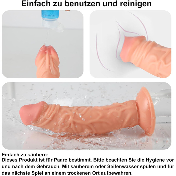 Анальний тренувальний набір Eysilk Realistic Dildo, фалоімітатори з анальними пробками з реалістичним венуванням - 3 розміри анальних фалоімітаторів для чоловіків, жінок і пар, різні для початківців і професіоналів Кольори шкіри