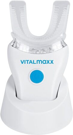 Зубна щітка VITALmaxx Sonic 360 автоматична 3в1 6 шт. 3,7 В білий