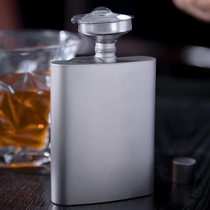 Квадратні пляшки для вина об&39ємом 100 мл, металеві фляги, портативні пляшки для віскі для використання на відкритому повітрі, пивні келихи, кишенькові контейнери для пива, міцні, портативні пляшки для віскі