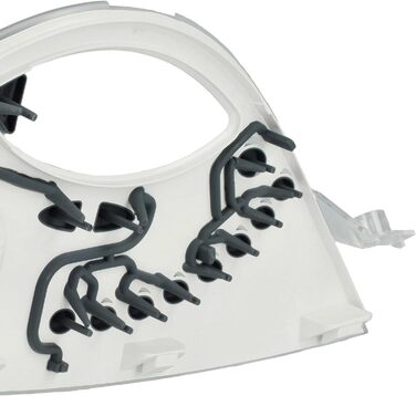 Панель керування vhbw Панель панелі сумісна з кухонним комбайном Vorwerk Thermomix TM31 - передня кришка, чорний, сірий, білий