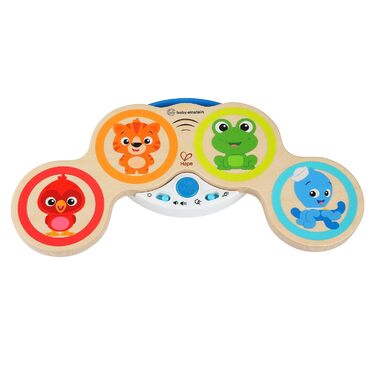 Барабан Baby Einstein Hape Magic Touch, високоякісна дерев'яна музична іграшка, від 6 місяців