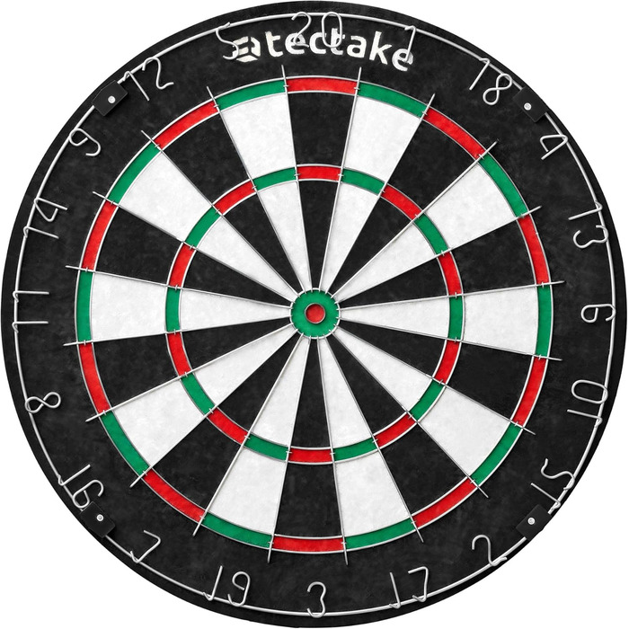 Мішень для дартсу tectake, професійний набір сталевих мішен для дартсу з 9 дротиками, 21 стрілкою та аксесуарами для сталевих дартсу, сталевий дартс, гра в дартс, дартс, мішень для дартсу