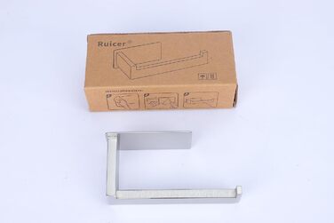 Тримач для туалетного рушника / тримач для туалетного рушника Без свердління, Самоклеючий тримач для туалетного рушника з нержавію