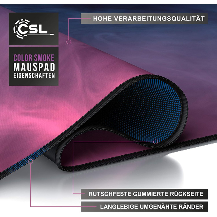 Мм - XXL килимок для миші великий з мотивом - настільний килимок великого розміру - покращує точність і швидкість - також для миші