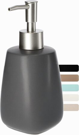 Дозатор мила KADAX з помпою, помповий дозатор з кераміки, дозатор для рідкого мила, миючого засобу, дозатор лосьйону, дозатор миюч