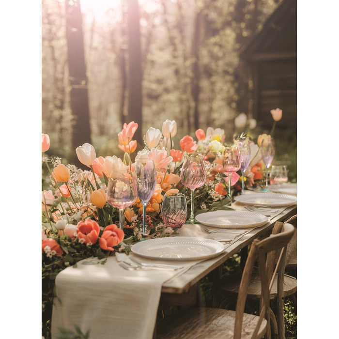 Набір келихів CD'A Swirly Spring, 4х470 мл (7224465)