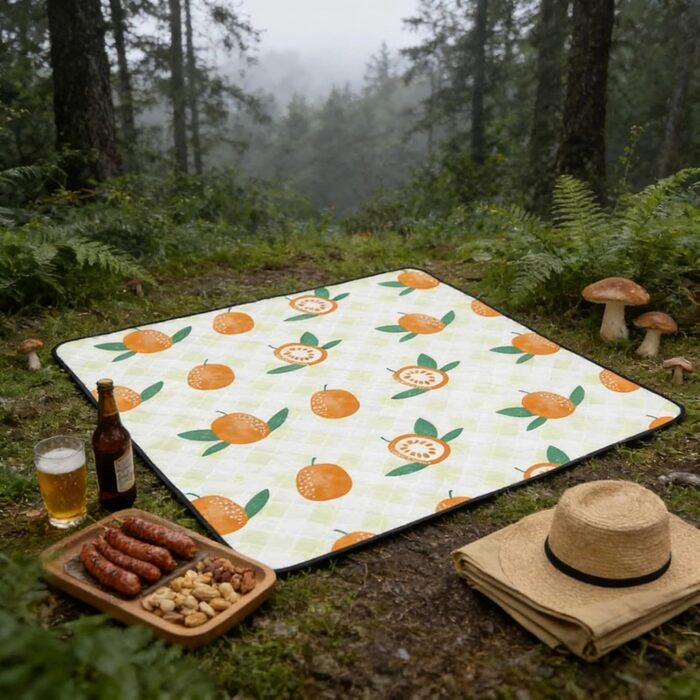 Великі водонепроникні килимки для пікніка для кількох осіб, піскозахисні, складані, портативні, для використання на свіжому повітрі, наприклад, для кемпінгу, пляжу, концертів, піскозахисний килимок для кемпінгу