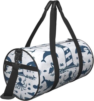 Дорожня сумка-валіза Морський світ, легка спортивна сумка для йоги та подорожей