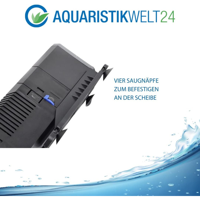 Акваріумний фільтр AquaOne CHJ-1502 I Внутрішній фільтр для акваріумів до 500 літрів I Насос з продуктивністю 1500 л/год I Акваріумний фільтр для прісноводних та морських акваріумів