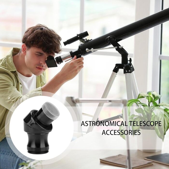 Діагональна дзеркальна лінза, 45-градусний діагональний телескоп, 1,25-дюймове оптичне скло, пилозахисний чохол у комплекті, рефракторний телескоп преміум-класу, аксесуар для дорослих, чоловіків і жінок