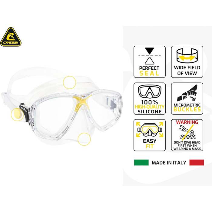 Комбінований набір Marea Маска Сноркель Мексика Дайвінг та сноркелінг Uni Clear/Pink