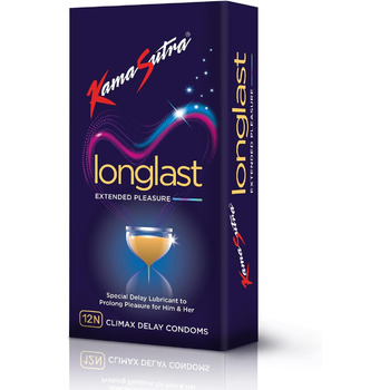 Презервативи KamaSutra Long Last Delaying Dotted, 12 шт