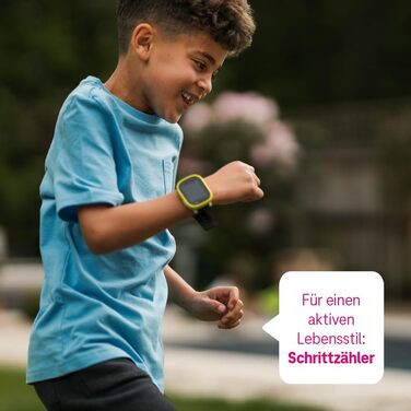 Розумний дитячий годинник Deutsche Telekom Xplora Kids Watch X6 Play eSIM GPS з кнопкою SOS, відображенням місцезнаходження, повідомленнями на телефон та голосовими повідомленнями підключається до смартфона батьків через додаток чорний X6 black