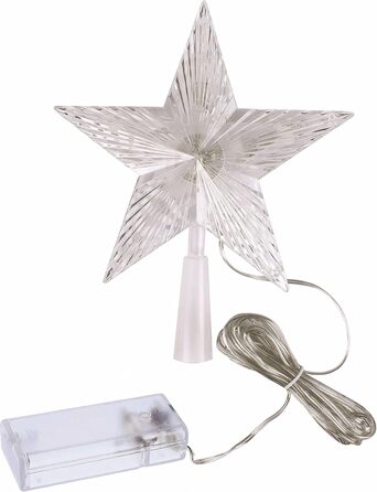 Новорічна верхівка для ялинки з 10 світлодіодами Spetebo