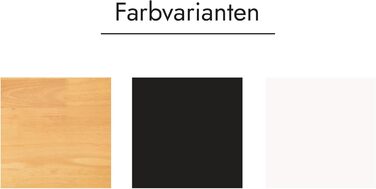 Обідній стіл Woodroom Kota 110x70 см Масив дерева гевеї, лакований, колір дуб Невеликий кухонний стіл, обідній стіл, компактний, стійкий та простий у догляді, дуб 110x70 см