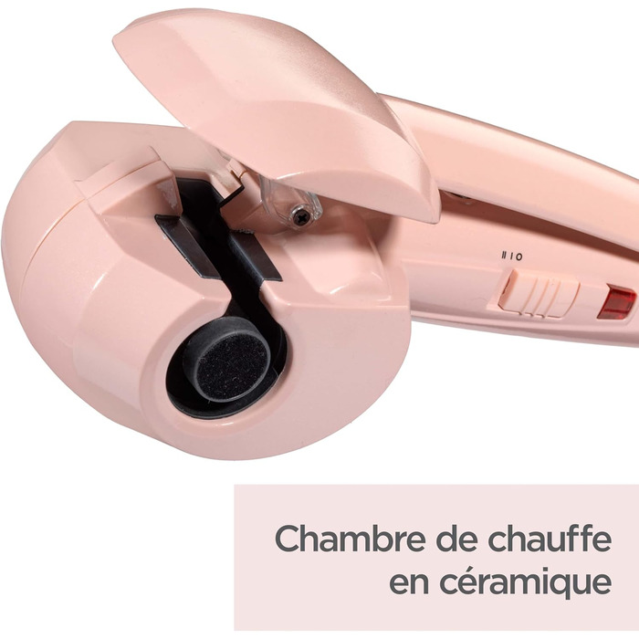 Виготовлена з пластику, автоматична плойка з 2-ма температурними режимами, рожева, 10,1 х 3,3 см, 2664PRE