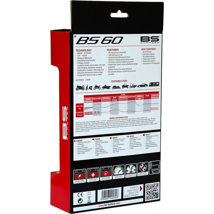 ЗАРЯДНИЙ ПРИСТРІЙ BS60, BS-ЗАРЯДНИЙ ПРИСТРІЙ