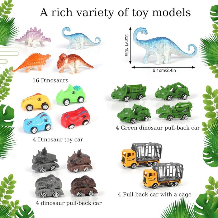 Адвент-календар OKYUK Світ динозаврів 2025, для дітей від 4 років