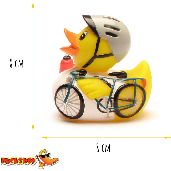 Велосипедист-гонщик гумове каченя I Велосипед-пискливий каченя I Гоночний велосипед-пискливий каченя I Іграшка для купання для діт