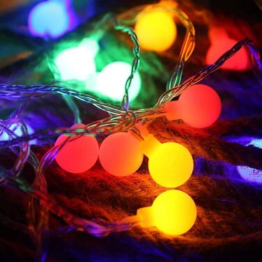 Світлодіодна гірлянда Lepro 100 різнокольорова 13M, зовнішнє освітлення для вечірок з вилкою, 8 режимів і функція позначки, ідеаль