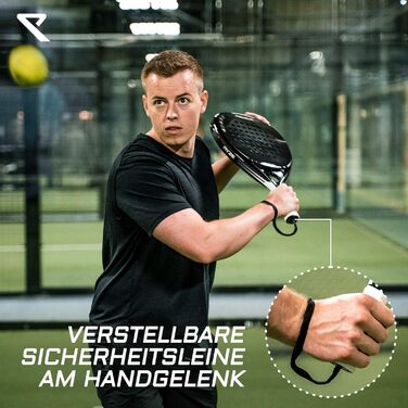 Ракетка для падела 100% карбон – легка та міцна, 360 г, унісекс, комплект з кейсом