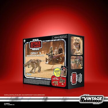 Колекційна фігурка Star Wars The Vintage Collection Orray та Geonosian Picador (9,5 см) Напад клонів