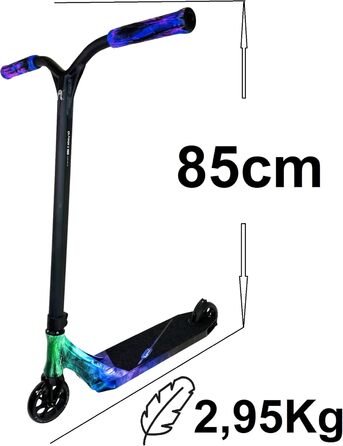 Самокат для трюків I Легкий I Парковий I Гібридний I Вуличний I Педальний I Трюковий I Дитячий I Самокат I Легкий I Фрістайл Blue