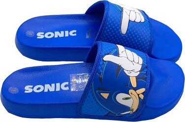 Їжак Сонік, шльопанці для хлопчиків або дівчаток, сині, розмір 28-37 EU 33 EU, сині