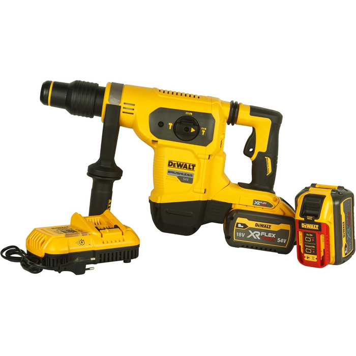 Акумуляторний комбінований перфоратор DeWalt 54 В / 162 Вт SDS-max, 40 мм, 6,1 Дж, UTC - DCH482-QW