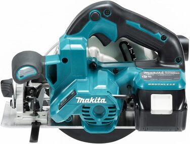 Акумуляторна ручна циркулярна пила Makita DHS660RTJ 57 мм 18 В 5,0 Ач, 2 акумулятора зарядний пристрій у кейсі MAKPAC Colourful Si