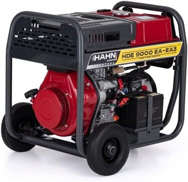 Дизельний генератор HDE 9000 EA-EA3 1/3-6 кВт Потужний та ефективний дизельний генератор для приватного та професійного використання, 97 дБ/А